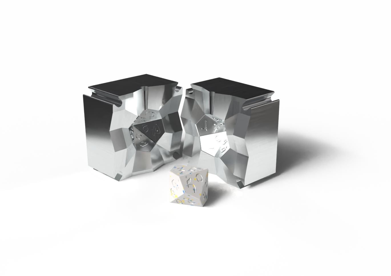 Tabletop Game Dice D4-D20 Injection Molds