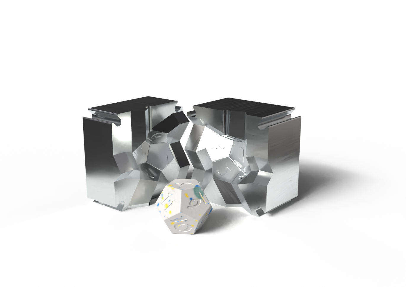 Tabletop Game Dice D4-D20 Injection Molds