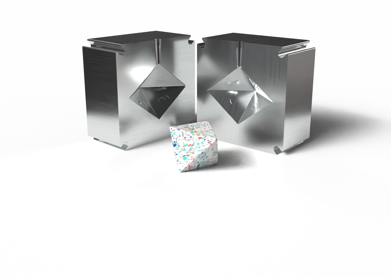 Tabletop Game Dice D4-D20 Injection Molds