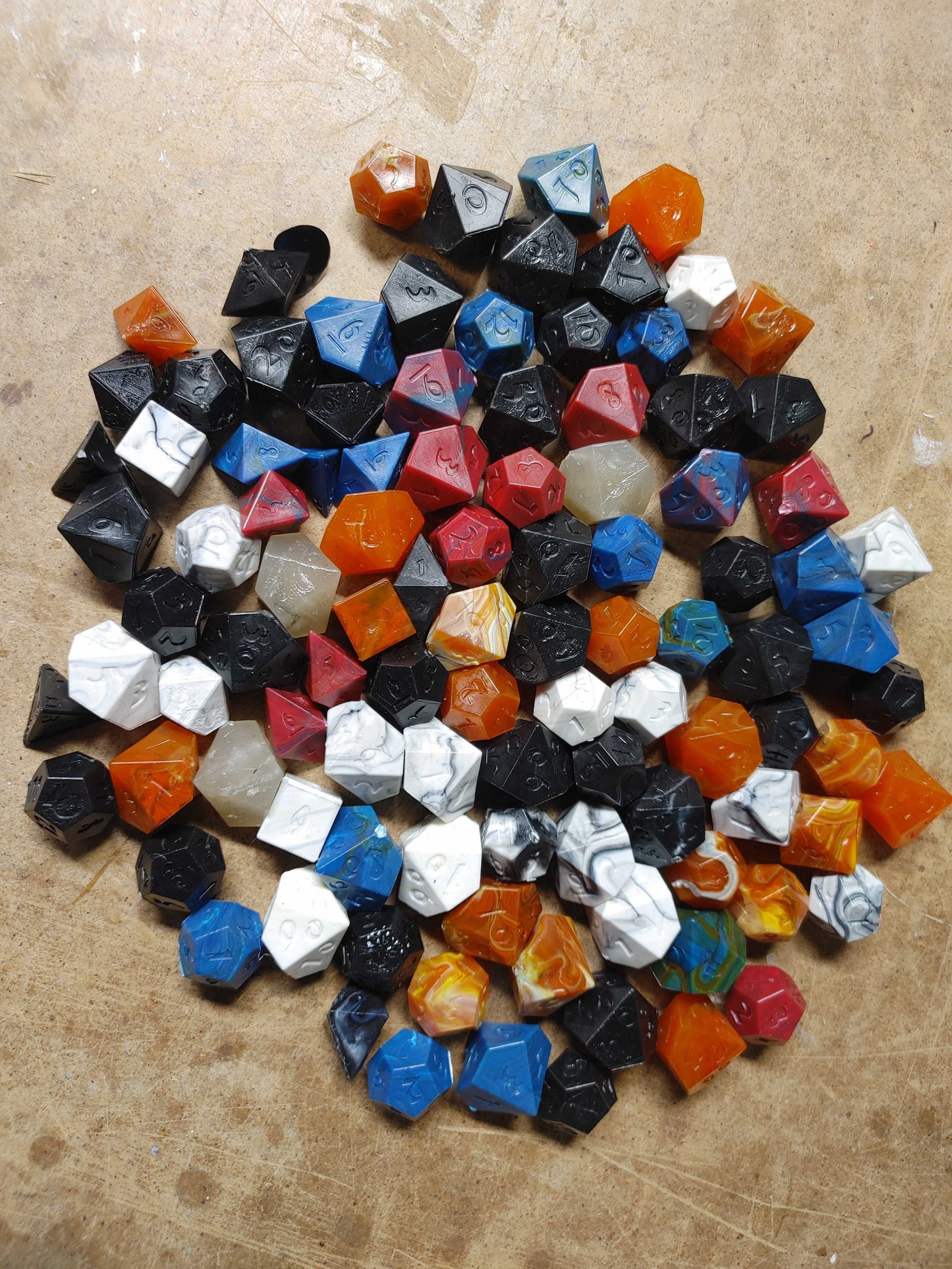 Tabletop Game Dice D4-D20 Injection Molds